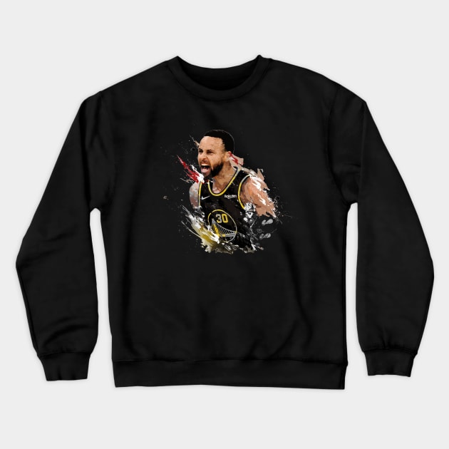 Steph Curry fight Crewneck Sweatshirt by V x Y Creative